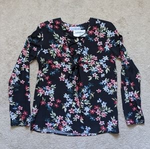 Long sleeve floral top